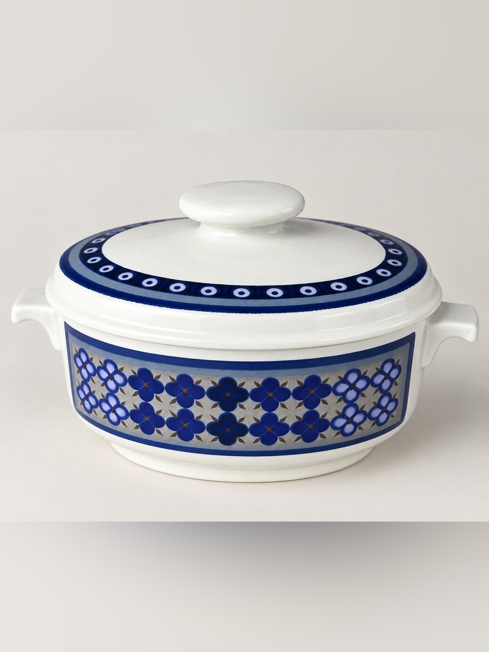 Royal Doulton Tangier L.S.1005 Stoneware 2.5 Qt Casserole Dish & Lid